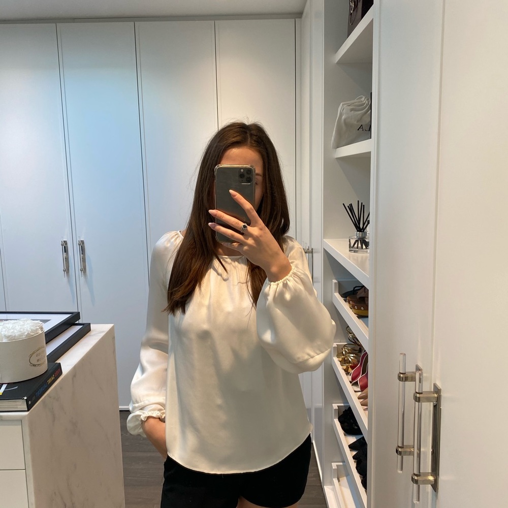 Givenchy Silk White Blouse - Picture 4 of 13